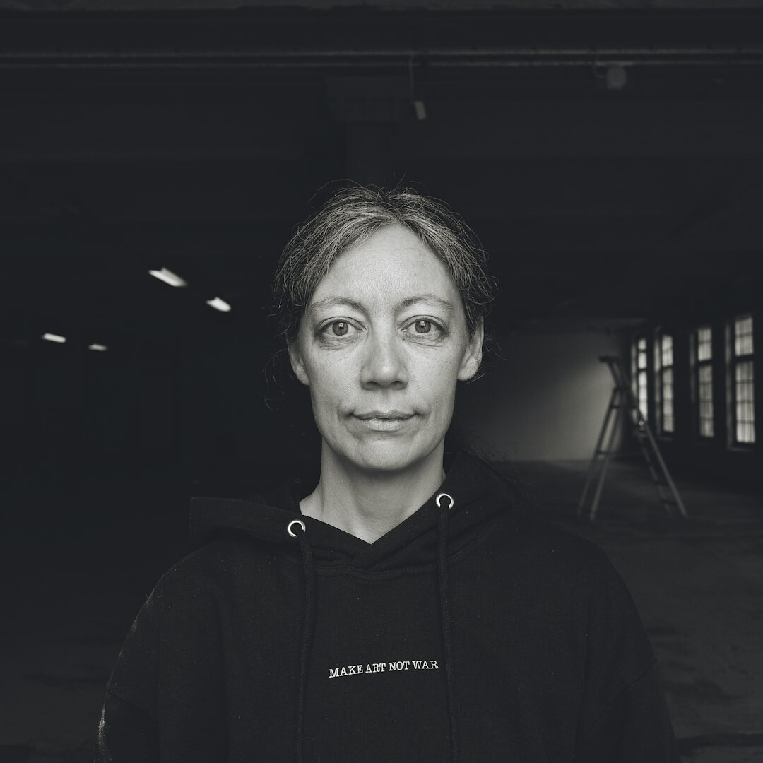 Female content editor with a warm smile