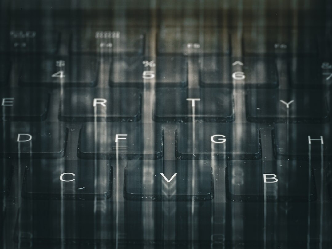 Cybersecurity concept with digital lock and streaming code